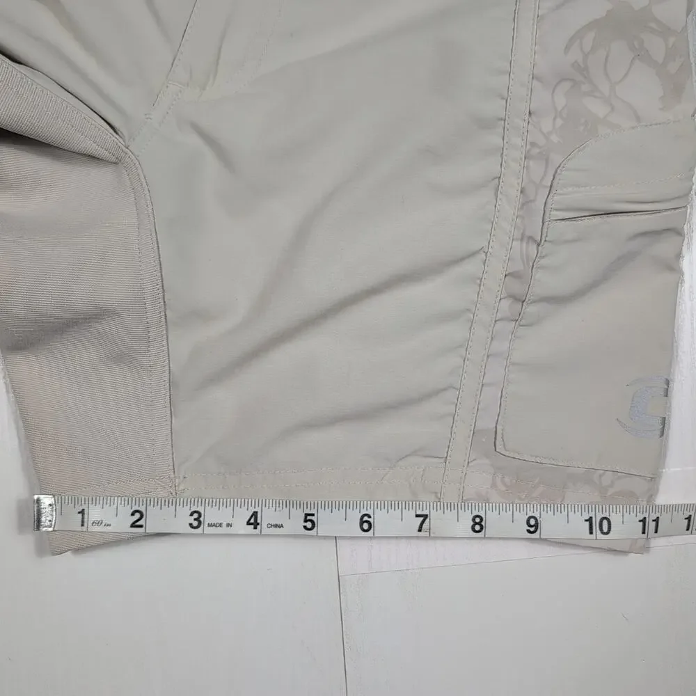 Cannondale Women’s Cycling Shorts Sz 8 Beige Padded Lightweight Activewear